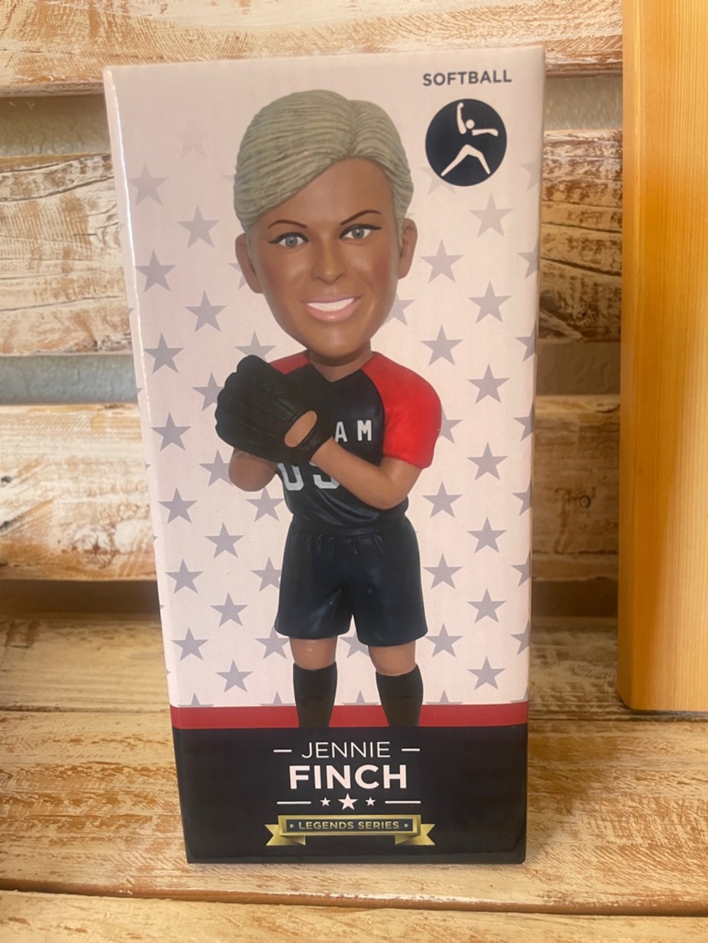 Jennie Finch Legends Series Softball Bobblehead - Black & Red BNIP